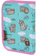 Piórnik pojedynczy dwuklapkowy bez wyposażenia HEAD MEOW, AC1
