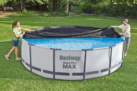 Pokrywa 370cm na Basen stelażowy i panelowy 360-366cm/12FT BESTWAY Pokrywa 370cm na Basen stelażowy i panelowy 360-366cm/12FT BESTWAY