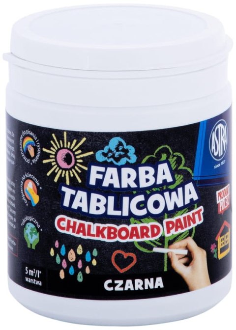 Farba tablicowa Astra 250 ml czarna Farba tablicowa Astra 250 ml czarna