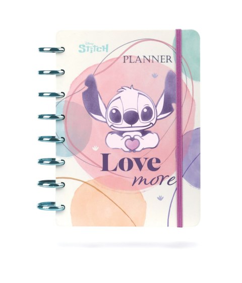 DISNEY FASHION - PLANER A5 / 200 K. / BIG RING / - STITCH PASTEL DISNEY FASHION - PLANER A5 / 200 K. / BIG RING / - STITCH PASTEL