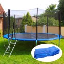 Osłona sprężyn do trampoliny 8ft miękka mata zabezpieczająca niebieskia - 244 250 cm