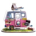COLORINO CREATIVE - ZESTAW MODELARSKI MINIATUROWY DOMEK "HAPPY CAMPER"