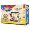 COLORINO CREATIVE - ZESTAW MODELARSKI MINIATUROWY DOMEK "ICE CREAM STATION"