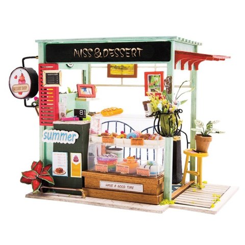 COLORINO CREATIVE - ZESTAW MODELARSKI MINIATUROWY DOMEK "ICE CREAM STATION" COLORINO CREATIVE - ZESTAW MODELARSKI MINIATUROWY DOMEK "ICE CREAM STATION"