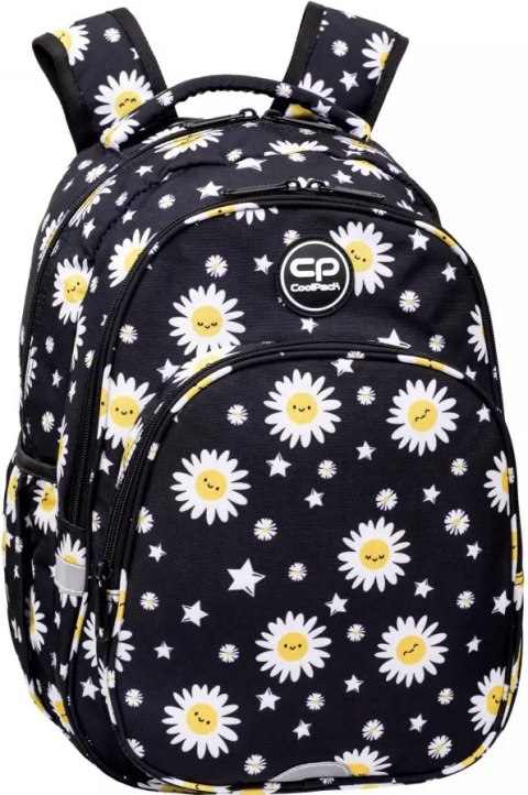 COOLPACK - BASE PLUS - PLECAK MŁODZIEŻOWY - DAISY BLACK COOLPACK - BASE PLUS - PLECAK MŁODZIEŻOWY - DAISY BLACK