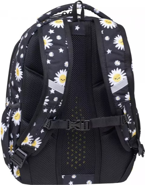 COOLPACK - BASE PLUS - PLECAK MŁODZIEŻOWY - DAISY BLACK COOLPACK - BASE PLUS - PLECAK MŁODZIEŻOWY - DAISY BLACK