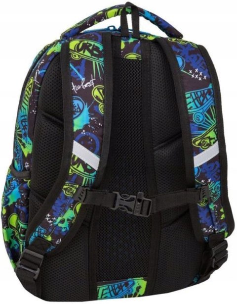 COOLPACK - BASE PLUS - PLECAK MŁODZIEŻOWY - SKATE NIGHT COOLPACK - BASE PLUS - PLECAK MŁODZIEŻOWY - SKATE NIGHT