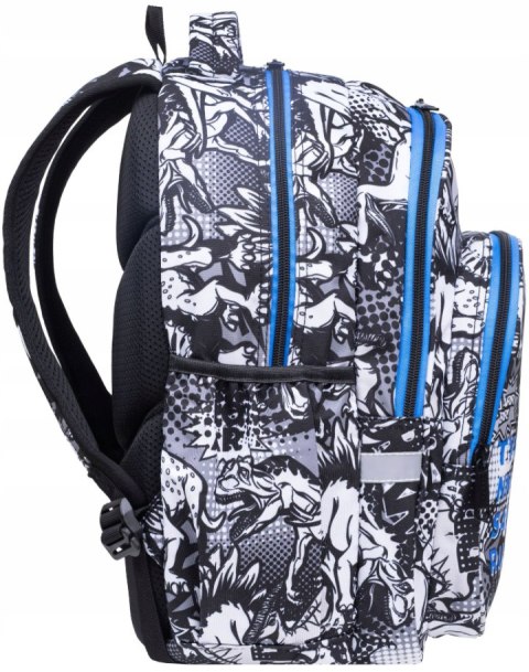 COOLPACK - BASE PLUS - PLECAK MŁODZIEŻOWY - T-REX COOLPACK - BASE PLUS - PLECAK MŁODZIEŻOWY - T-REX