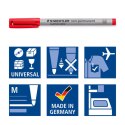 Foliopis Lumocolor M zmywalny 4 kol. (2 3 5 9) w etui box Staedtler