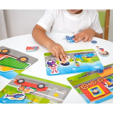 GRA EDUKACYJNA Z RZEPAMI TRANSPORT ZESTAW PLANSZE FIGURKI ROTER KAFER GRA EDUKACYJNA Z RZEPAMI TRANSPORT ZESTAW PLANSZE FIGURKI ROTER KAFER