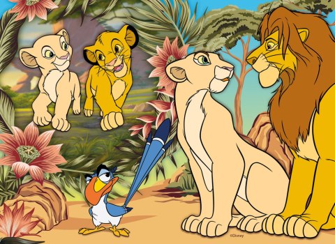 LISCIANI DISNEY PUZZLE MAXIFLOOR 4 X 48 KRÓL LEW LISCIANI DISNEY PUZZLE MAXIFLOOR 4 X 48 KRÓL LEW