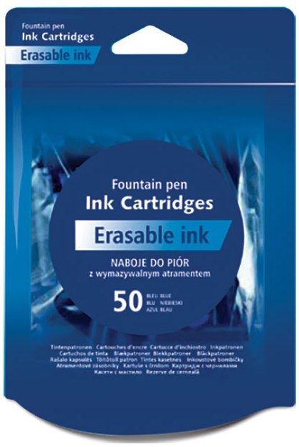 NABOJE DO PIÓRA WYMAZYWALNEGO - 50 SZT TOREBKA NABOJE DO PIÓRA WYMAZYWALNEGO - 50 SZT TOREBKA