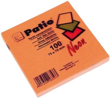 NOTES NEON SAMOP. 75x75mm POMARAŃCZ - 12 szt. NOTES NEON SAMOP. 75x75mm POMARAŃCZ - 12 szt.