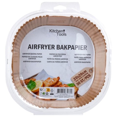 WKŁAD PAPIEROWY DO FRYTOWNICY 23x23cm 50szt. KWADRATOWY 279911 WKŁAD PAPIEROWY DO FRYTOWNICY 23x23cm 50szt. KWADRATOWY 279911