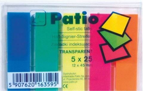 ZAKŁADKI TRANSPARENTNE 5*25 - 12 szt. opakowań ZAKŁADKI TRANSPARENTNE 5*25 - 12 szt. opakowań