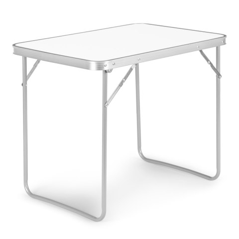 Stolik turystyczny stół piknikowy składany blat 80x60 cm biały MultiGarden Stolik turystyczny stół piknikowy składany blat 80x60 cm biały MultiGarden