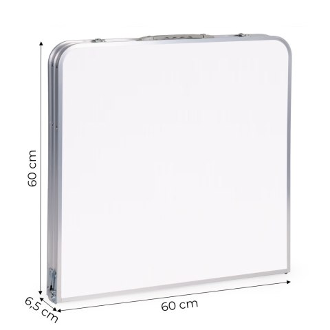 Stolik turystyczny stół składany kemping biały blat 120x60 cm MultiGarden Stolik turystyczny stół składany kemping biały blat 120x60 cm MultiGarden