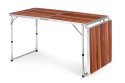 Stolik turystyczny stół składany kemping brązowy blat 180x60 cm MultiGarden