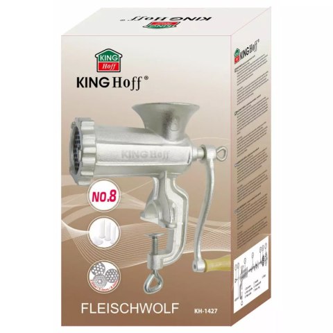 ŻELIWNA MASZYNKA #8 DO MIELENIA MIĘSA KINGHOFF KH-1427 ŻELIWNA MASZYNKA #8 DO MIELENIA MIĘSA KINGHOFF KH-1427