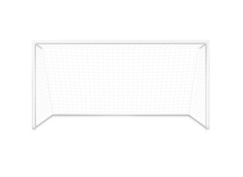 Bramka piłkarska treningowa z siatką 180x120 cm czarno-biała MultiGarden Bramka piłkarska treningowa z siatką 180x120 cm czarno-biała MultiGarden