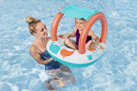 Dmuchany Ponton z Daszkiem 84 x 67cm Bestway 34203 Dmuchany Ponton z Daszkiem 84 x 67cm Bestway 34203