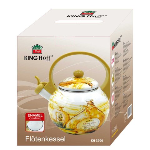 CZAJNIK EMALIOWANY 2L Z GWIZDKIEM KINGHOFF KH-3700 CZAJNIK EMALIOWANY 2L Z GWIZDKIEM KINGHOFF KH-3700