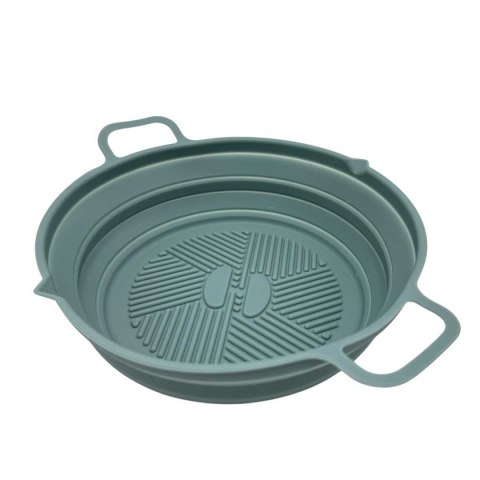 WKŁAD SILIKONOWY DO FRYTOWNICY SKŁADANY OKRĄGŁY 19cm WKŁAD SILIKONOWY DO FRYTOWNICY SKŁADANY OKRĄGŁY 19cm