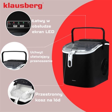 AUTOMATYCZNA KOSTKARKA DO LODU 1,2L 100W KLAUSBERG KB-7882 AUTOMATYCZNA KOSTKARKA DO LODU 1,2L 100W KLAUSBERG KB-7882