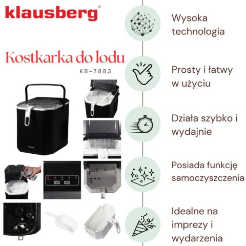 AUTOMATYCZNA KOSTKARKA DO LODU 1,2L 100W KLAUSBERG KB-7883 AUTOMATYCZNA KOSTKARKA DO LODU 1,2L 100W KLAUSBERG KB-7883