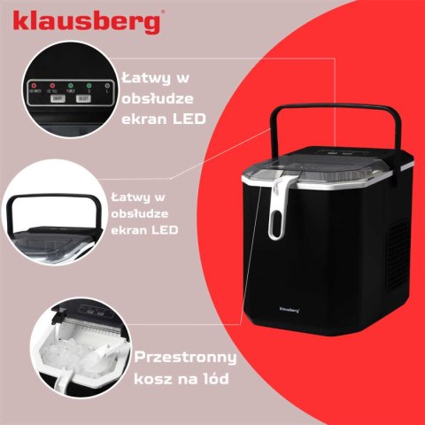 AUTOMATYCZNA KOSTKARKA DO LODU 1,2L 100W KLAUSBERG KB-7883 AUTOMATYCZNA KOSTKARKA DO LODU 1,2L 100W KLAUSBERG KB-7883