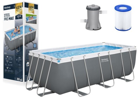 Basen Stelażowy 412 x 201 x 122 cm Bestway 56456 Basen Stelażowy 412 x 201 x 122 cm Bestway 56456