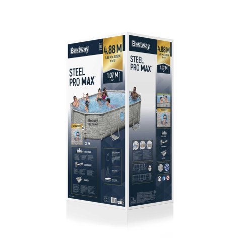 Basen Stelażowy 427 x 250 x 100 cm Bestway 56946 Basen Stelażowy 427 x 250 x 100 cm Bestway 56946