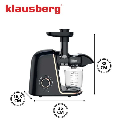 SOKOWIRÓWKA WYCISKARKA WOLNOOBROTOWA KLAUSBERG KB-7867 SOKOWIRÓWKA WYCISKARKA WOLNOOBROTOWA KLAUSBERG KB-7867