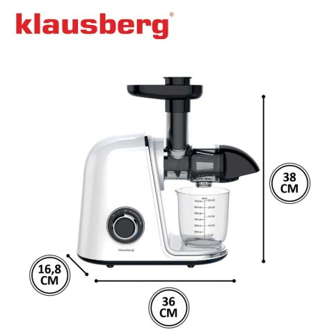 SOKOWIRÓWKA WYCISKARKA WOLNOOBROTOWA KLAUSBERG KB-7869 SOKOWIRÓWKA WYCISKARKA WOLNOOBROTOWA KLAUSBERG KB-7869
