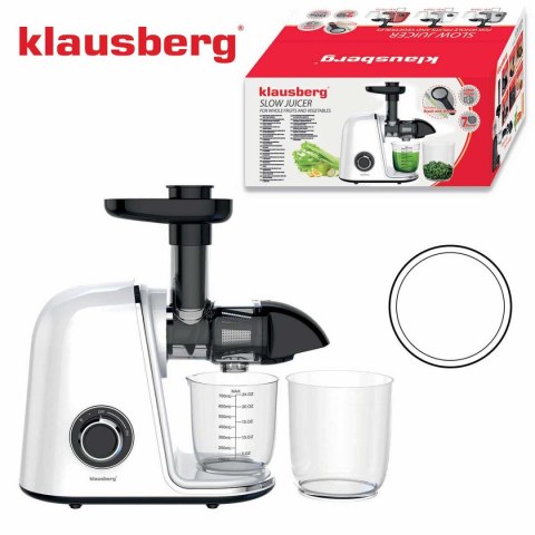 SOKOWIRÓWKA WYCISKARKA WOLNOOBROTOWA KLAUSBERG KB-7869 SOKOWIRÓWKA WYCISKARKA WOLNOOBROTOWA KLAUSBERG KB-7869