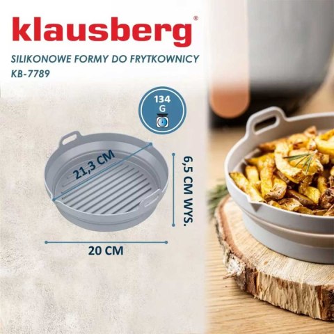WKŁAD SILIKONOWY DO FRYTOWNICY 20cm KLAUSBERG KB-7789 2 szt. WKŁAD SILIKONOWY DO FRYTOWNICY 20cm KLAUSBERG KB-7789 2 szt.