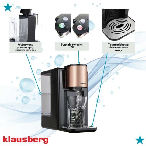 DYSPENSER DOZOWNIK GORĄCEJ WODY 2,2L KLAUSBERG KB-7879 DYSPENSER DOZOWNIK GORĄCEJ WODY 2,2L KLAUSBERG KB-7879