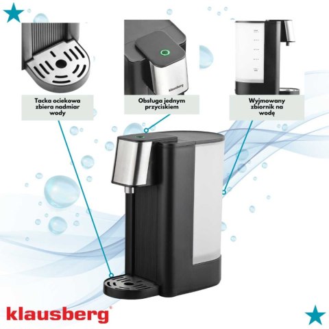 DYSPENSER DOZOWNIK GORĄCEJ WODY 2,5L KLAUSBERG KB-7877 DYSPENSER DOZOWNIK GORĄCEJ WODY 2,5L KLAUSBERG KB-7877