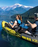 Kajak dmuchany Explorer K2 dla 2 osób wiosła + pompka INTEX 68307
