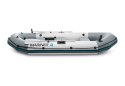 Ponton dmuchany Mariner 4 dla 4 osób wiosła pompka uchwyty na wędkę i silnik INTEX 68376