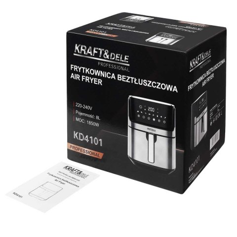FRYTOWNICA BEZTŁUSZCZOWA 8L KRAFT&DELE 1850W KD-4101 FRYTOWNICA BEZTŁUSZCZOWA 8L KRAFT&DELE 1850W KD-4101