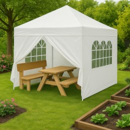 Namiot pawilon ogrodowy 3x3 m rozkładany automatycznie + 4 ścianki boczne MultiGarden