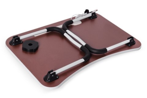 Podstawka pod laptopa składana taca 60x40 cm lampka wiatrak ModernHome Podstawka pod laptopa składana taca 60x40 cm lampka wiatrak ModernHome
