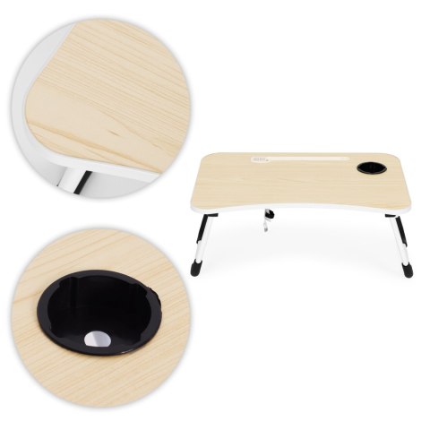 Podstawka pod laptopa składana taca 60x40 cm lampka wiatrak ModernHome Podstawka pod laptopa składana taca 60x40 cm lampka wiatrak ModernHome