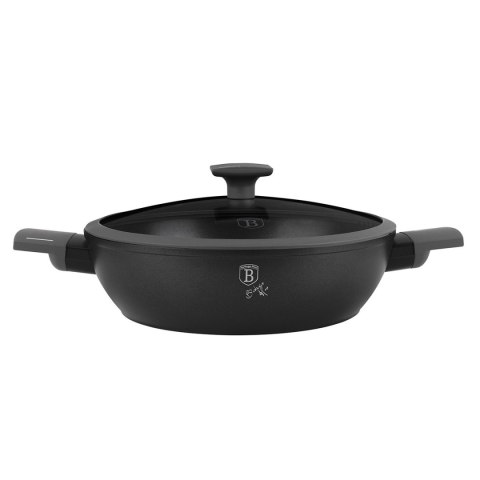 PŁASKI GARNEK TYTANOWY Z POKRYWĄ 28cm BERLINGER HAUS BH-8128 ANTRACIT PŁASKI GARNEK TYTANOWY Z POKRYWĄ 28cm BERLINGER HAUS BH-8128 ANTRACIT