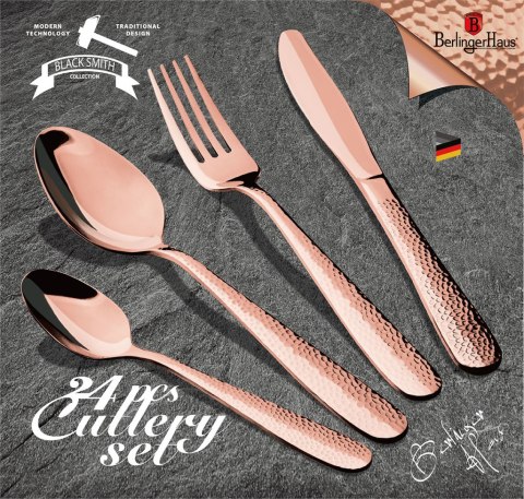 SZTUĆCE 24 ELEM. BERLINGER HAUS BH-2619 ROSE GOLD SZTUĆCE 24 ELEM. BERLINGER HAUS BH-2619 ROSE GOLD