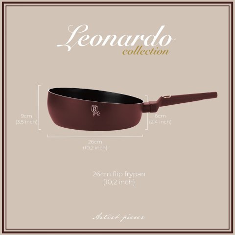 WOK PATELNIA FLIP TYTANOWA 26cm BERLINGER HAUS BH-8029 LEONARDO WOK PATELNIA FLIP TYTANOWA 26cm BERLINGER HAUS BH-8029 LEONARDO