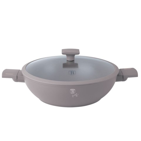 WOK TYTANOWY Z POKRYWĄ 30cm BERLINGER HAUS BH-8095 TAUPE WOK TYTANOWY Z POKRYWĄ 30cm BERLINGER HAUS BH-8095 TAUPE