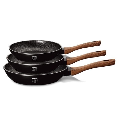 ZESTAW 3 PATELNI GRANITOWYCH BERLINGER HAUS EBONY ROSEWOOD BH-1727 ZESTAW 3 PATELNI GRANITOWYCH BERLINGER HAUS EBONY ROSEWOOD BH-1727