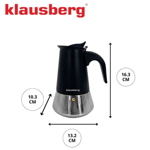 KAWIARKA ZAPARZACZ DO KAWY 200ml KLAUSBERG KB-7844 INDUKCJA KAWIARKA ZAPARZACZ DO KAWY 200ml KLAUSBERG KB-7844 INDUKCJA